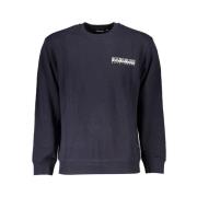 Napapijri Blå Vintage Fleece Sweatshirt Blue, Herr