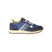 Napapijri Sportig Polyester Sneaker med Kontrasterande Detaljer Blue, ...