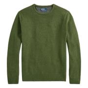 Polo Ralph Lauren Klassisk Oliv Pullover Green, Herr