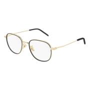 Saint Laurent Guldiga Glasögonbågar Yellow, Unisex