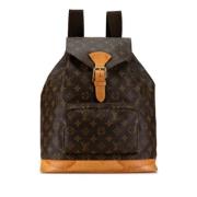 Louis Vuitton Vintage Pre-owned Canvas ryggsckar Brown, Dam