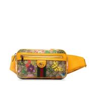 Gucci Vintage Pre-owned Tyg crossbodyvskor Multicolor, Dam