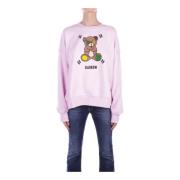 Barrow Rosa Logo Front Sweater Pink, Dam