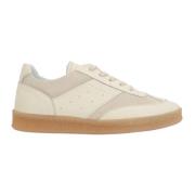 MM6 Maison Margiela Låga lädersneakers Beige, Herr