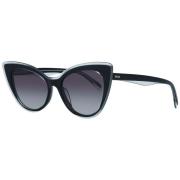 Emilio Pucci Svart Cat Eye Solglasögon Gradient Linser Black, Dam