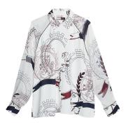 Tommy Hilfiger Crest Print Top Multicolor, Dam