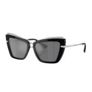 Dolce & Gabbana Cat-Eye Solglasögon Dg4472 501/6G Black, Dam