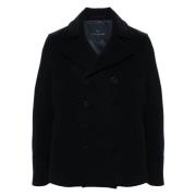 Paul & Shark Klassisk Peacoat med Moon Badge Black, Herr