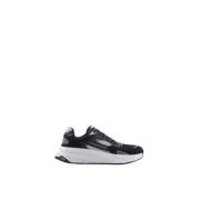 Emporio Armani EA7 Svarta Sneakers för Män Black, Herr