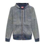 Diesel Hoodie D-Hari-Fsf Blue, Herr