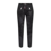 Dsquared2 Jeans med logotyp Black, Dam