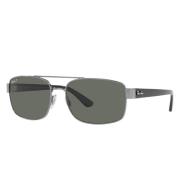 Ray-Ban Polariserade Wraparound Solglasögon Rb3687 004/58 Black, Unise...