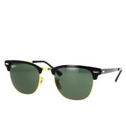 Ray-Ban Klassiska Clubmaster Metal Solglasögon Polariserade Black, Uni...