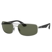 Ray-Ban Polariserade rektangulära solglasögon Rb3527 stil Gray, Unisex