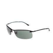 Ray-Ban Eleganta rektangulära solglasögon RB3183-stil Black, Unisex