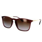 Ray-Ban Fyrkantiga polariserade solglasögon Chris Rb4187 Brown, Unisex