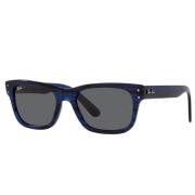 Ray-Ban Rektangulära solglasögon MR Burbank Rb2283 Blue, Unisex