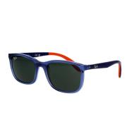 Ray-Ban Barn Blå Transparent Grön Solglasögon Blue, Unisex