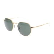 Ray-Ban Klassiska Runda Solglasögon Rb3565 Jack Yellow, Unisex