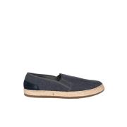 Geox Slip-On Komfort Sneakers Blue, Herr