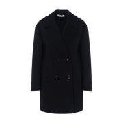 Max Mara Svart Viskosjacka Black, Dam