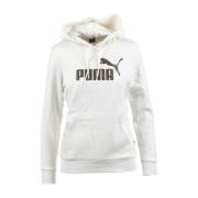 Puma Stilig Sweatshirt för Män White, Dam