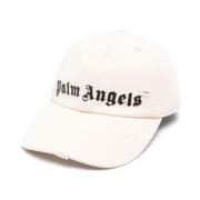 Palm Angels Vita Hattar & Kepsar Aw24 Beige, Herr