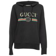 Gucci Vintage Pre-owned Bomull toppar Black, Dam