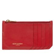 Yves Saint Laurent Vintage Pre-owned Laeder plnbcker Red, Dam