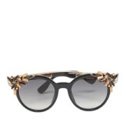 Jimmy Choo Pre-owned Pre-owned Acetat solglasgon Black, Dam