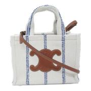 Celine Vintage Pre-owned Laeder totevskor White, Dam