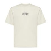 Burberry Bomull T-shirt med Logo Print White, Herr