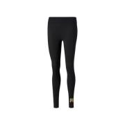 Puma Ess+ Metallic Leggings för Kvinnor Black, Dam