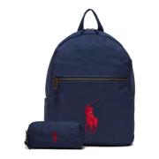 Ralph Lauren Bomulls Ryggsäck Tvättråd Kambodja Blue, Unisex