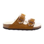 Birkenstock Bekväm Unisex Slipper Brown, Dam