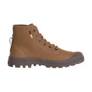 Palladium Unisex Ankelboots Pampa Hi Supply Beige, Dam