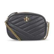 Tory Burch Svart Chevron Kameraväska Black, Dam