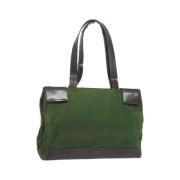 Prada Vintage Pre-owned Nylon prada-vskor Green, Dam