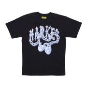 Market Chain Tee X Smiley Black Black, Herr