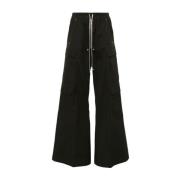 Rick Owens Cargobyxor med Cargobälten Black, Herr