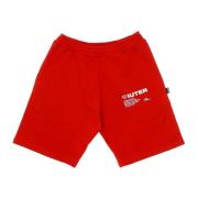 Iuter Röda Sweatshorts Lätt Elastisk Midja Red, Herr