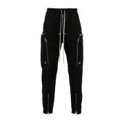 Rick Owens Cargo Byxor Svart Bauhaus Stil Black, Herr