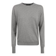 Fabiana Filippi Strass Crew Neck Sweater Gray, Dam