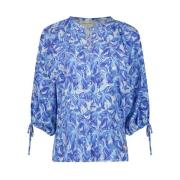 FABIENNE CHAPOT Cooper Pina Colada Blus Blue, Dam