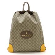 Gucci Vintage Pre-owned Canvas gucci-vskor Brown, Dam