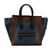 Celine Vintage Pre-owned Laeder totevskor Blue, Dam