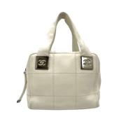 Chanel Vintage Pre-owned Laeder chanel-vskor White, Dam