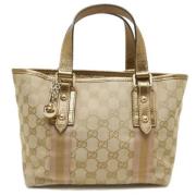 Gucci Vintage Pre-owned Canvas gucci-vskor Beige, Dam