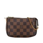 Louis Vuitton Vintage Pre-owned Canvas handvskor Brown, Dam