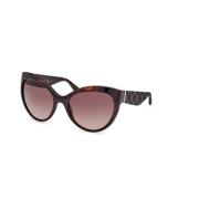 Guess Stiliga solglasögon med Gradient Brown linser Brown, Unisex